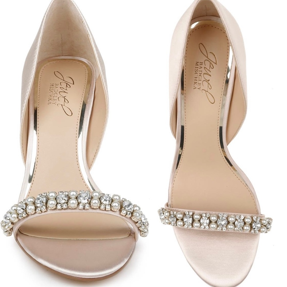 Badgley Mischka Jewel Collection (Dayana)~Size 11~Champagne Satin. New!!💜 - Picture 3 of 7